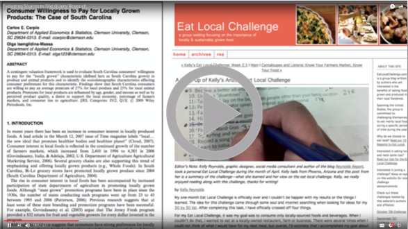 Screenshot of video from Portland Community College on Evaluating Sources to Find Quality Research.